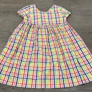 Hanna Andersson Multicolor Plaid Kids Dress